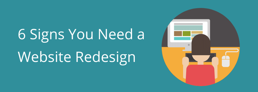 6 signs you need a website redesign graphic SMT