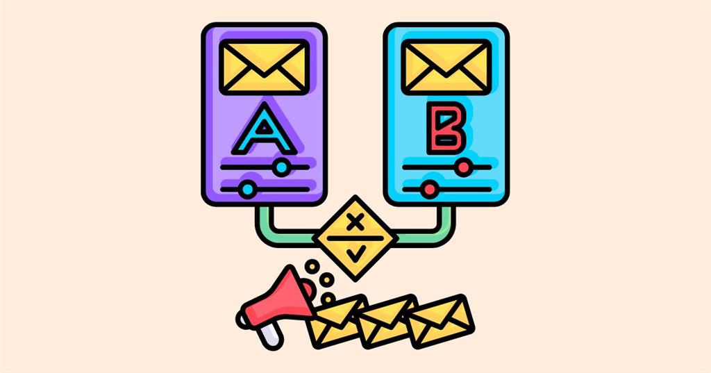 a/b test of two emails