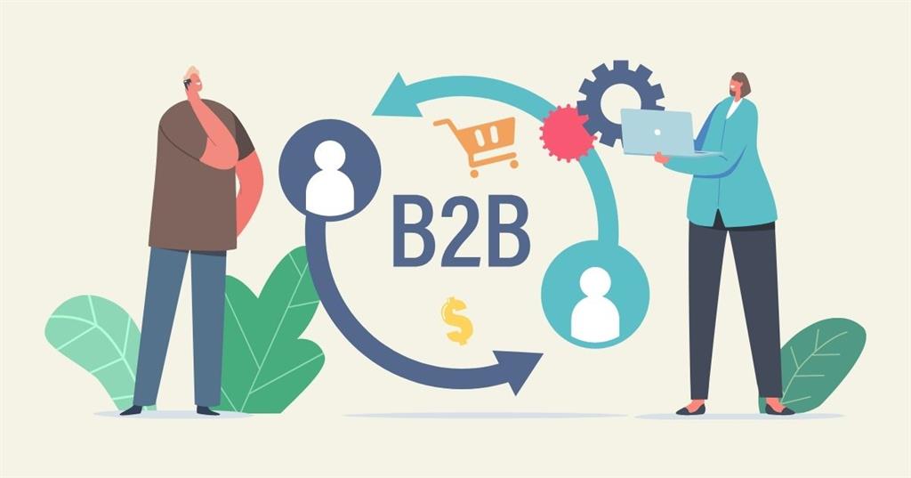 b2b marketing illustration